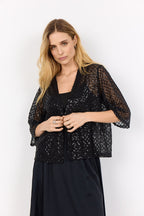 Asima 2 Cardigan Dam Black Soyaconcept