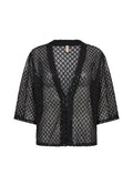 Asima 2 Cardigan Dam Black Soyaconcept