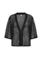 Asima 2 Cardigan Dam Black Soyaconcept
