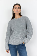 Audrey 1 Pullover Dam Med Grey Melange Combi Soyaconcept
