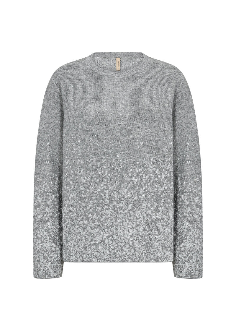 Audrey 1 Pullover Dam Med Grey Melange Combi Soyaconcept