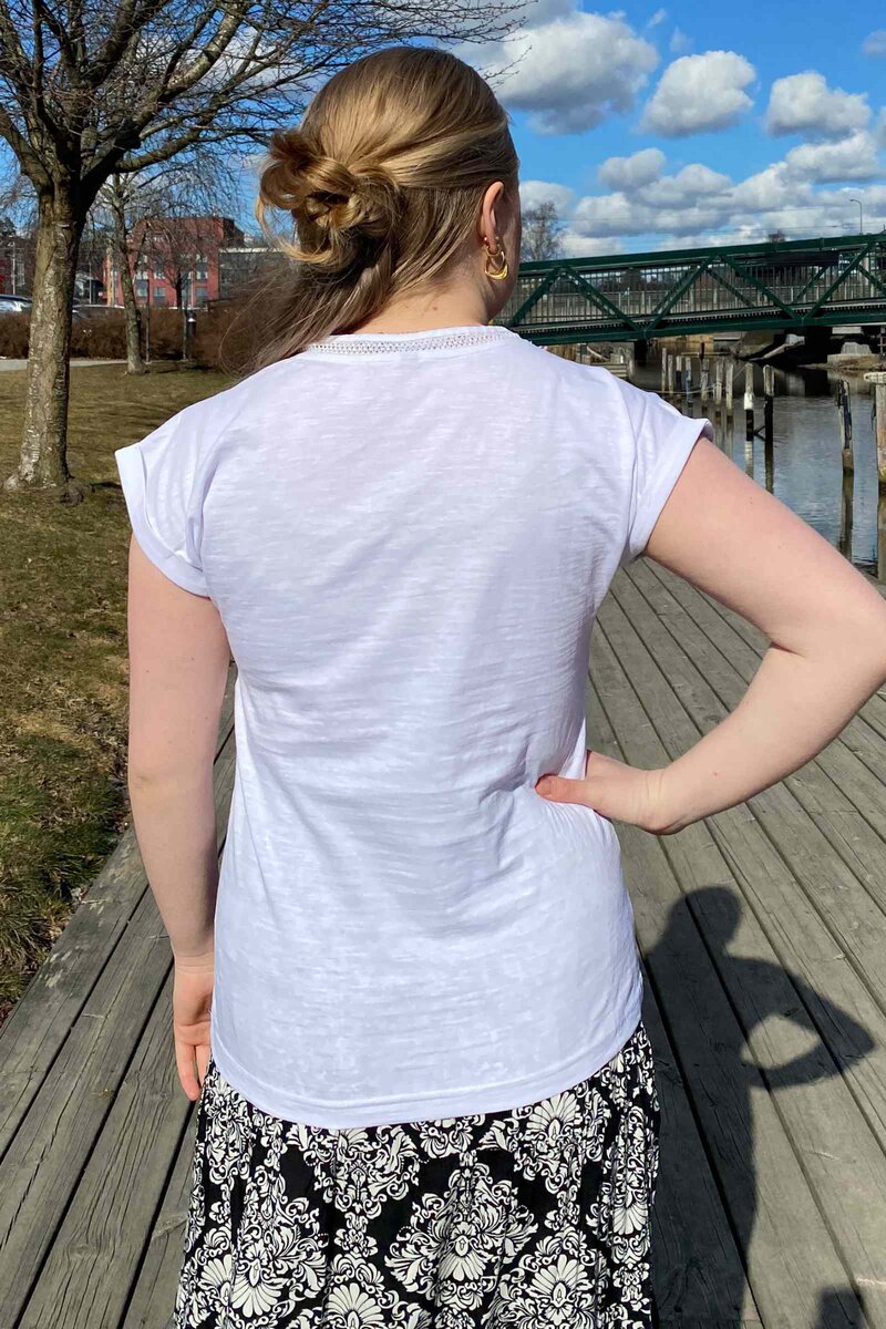 Babette 57 T-shirt Dam White Soyaconcept