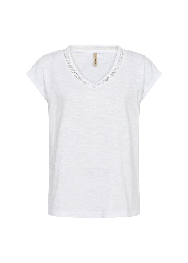 Babette 57 T-shirt Dam White Soyaconcept