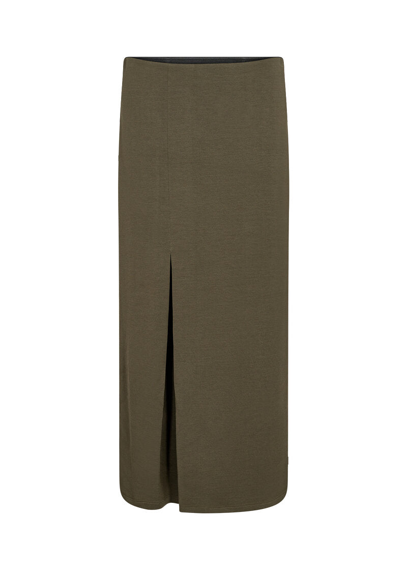 Banu 204 Skirt Women Dark Olive Soyaconcept