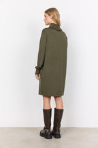 Banu 206 Klänning Dam Dark Olive Soyaconcept