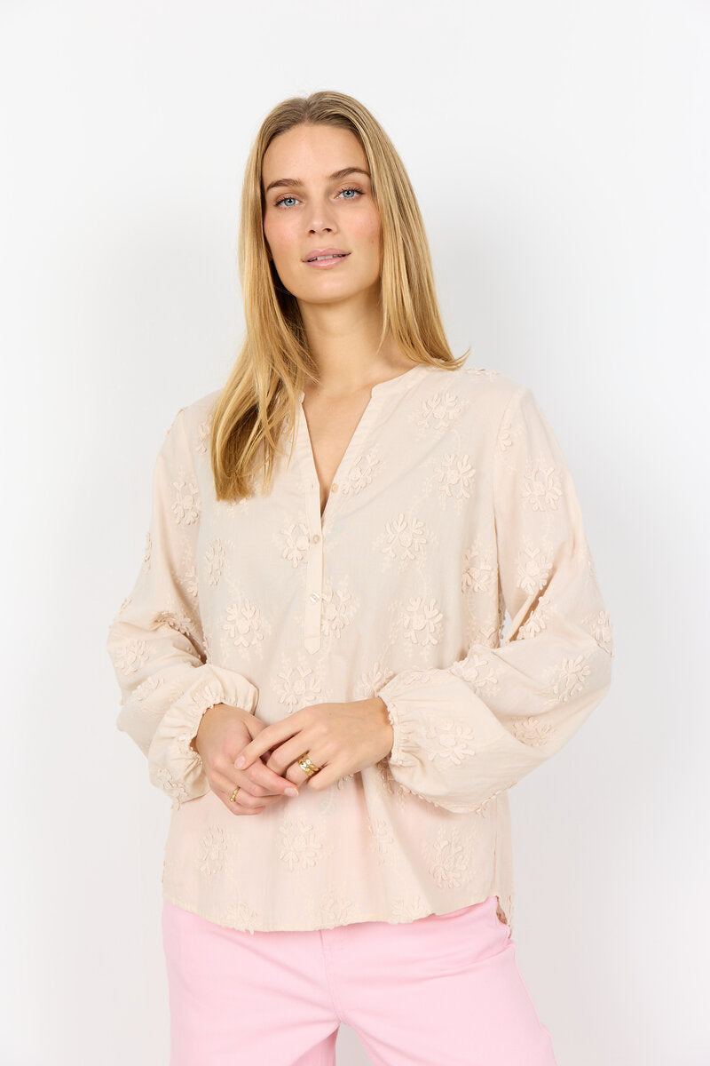 Barbra 1 Blus Dam Cream Soyaconcept
