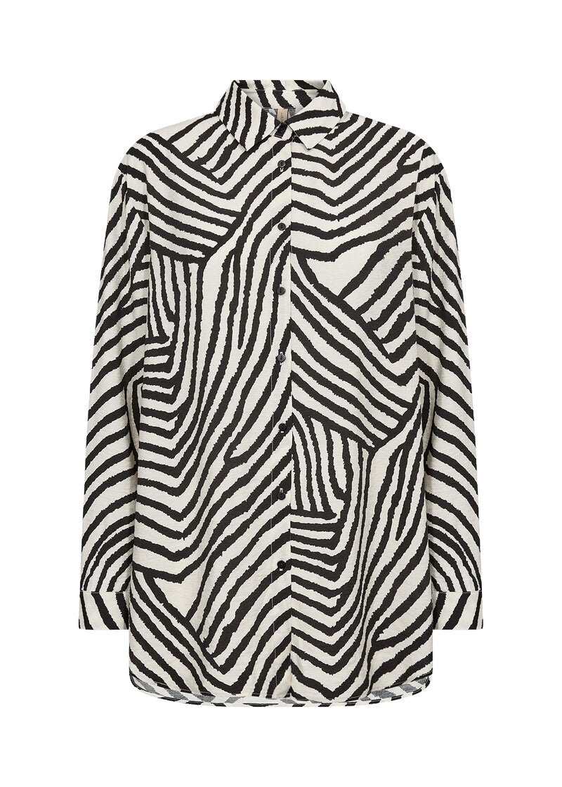 Becca 2 Shirt Women Black Combi Soyaconcept