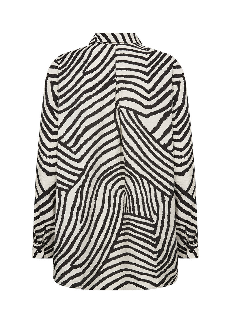 Becca 2 Shirt Women Black Combi Soyaconcept