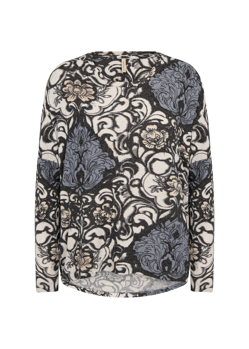 Biara 132 Jumper Women Flint Blue Melange Soyaconcept