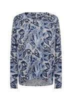 Biara 134 Sweater Women Air Blue Combi Soyaconcept