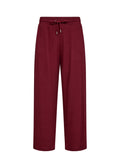 Biara 74 Byxa Dam Dark Red Melange Soyaconcept