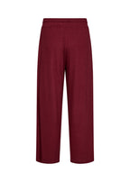 Biara 74 Byxa Dam Dark Red Melange Soyaconcept