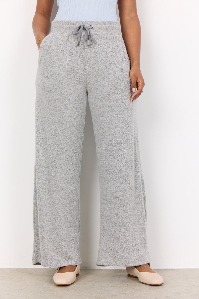 Biara 74 Byxa Dam Light Grey Melange Soyaconcept