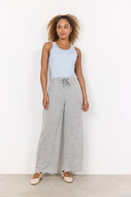 Biara 74 Byxa Dam Light Grey Melange Soyaconcept