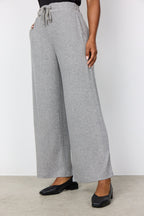 Biara 74 Trousers Women Medium Grey Melange Soyaconcept
