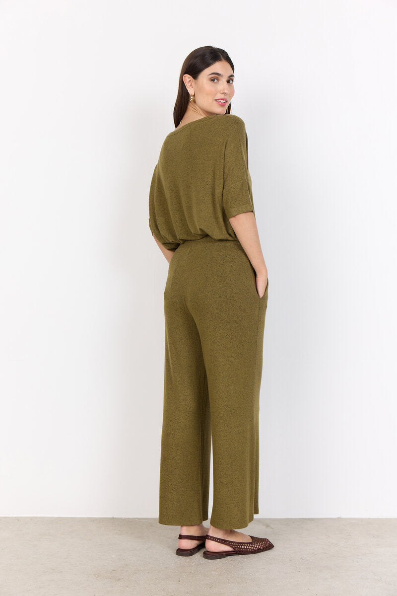 Biara 74 Byxa Dam Misty Olive Melange Soyaconcept