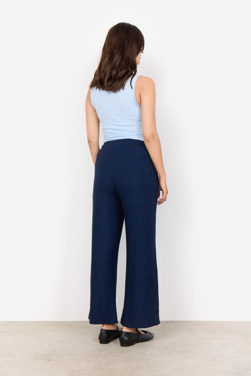 Biara 74 Byxa Dam Navy Melange Soyaconcept