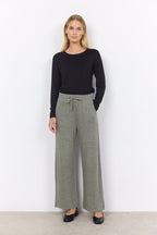 Biara 74 Long Pants Women Misty Melange Soyaconcept