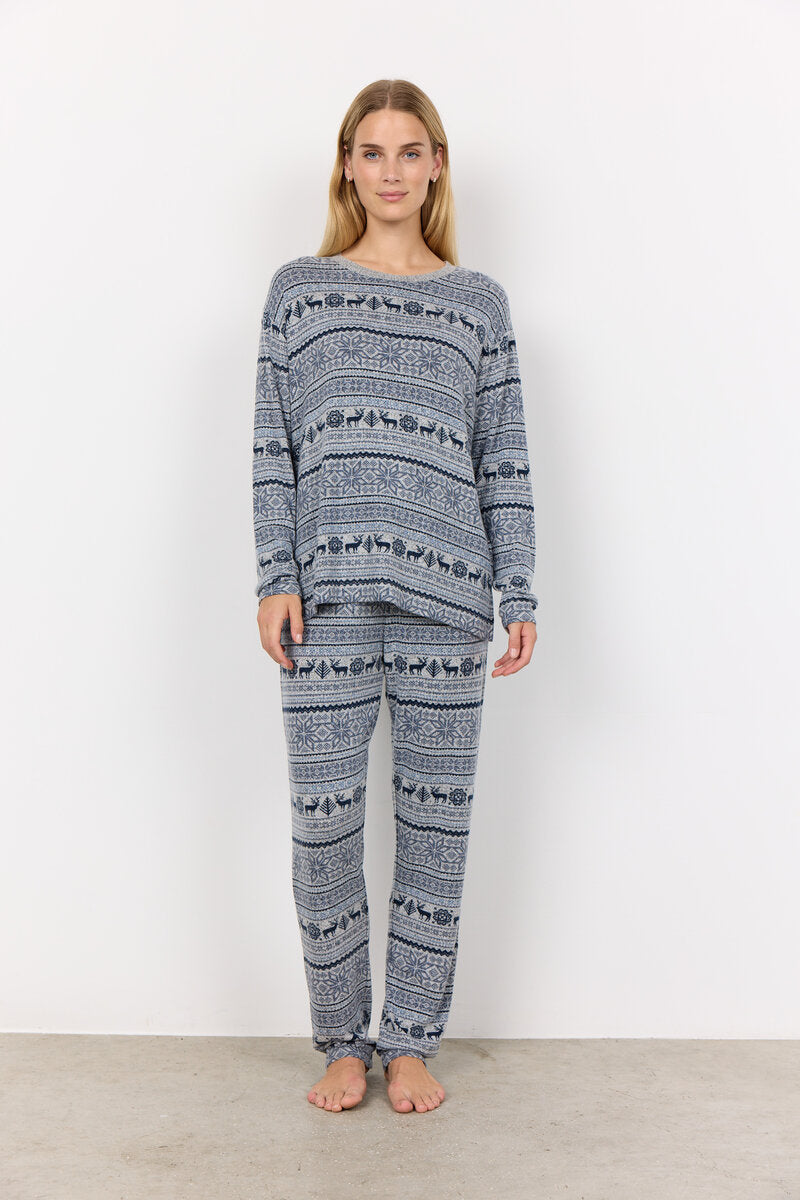 Biara Set Dam Flint Blue Melange Soyaconcept