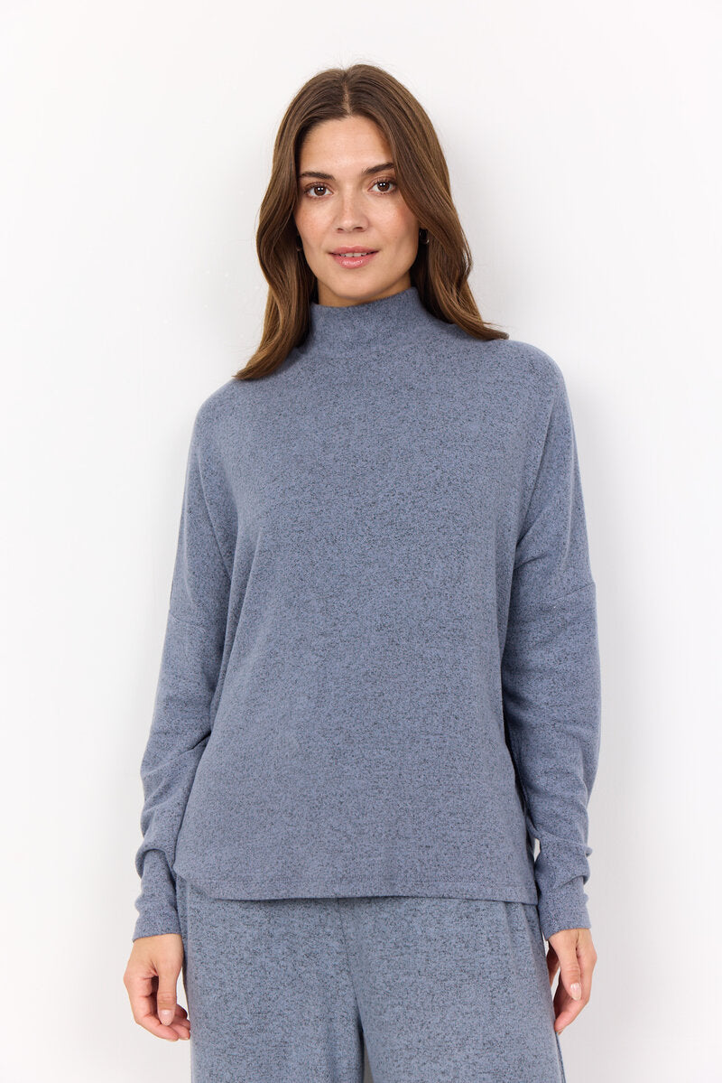 Biara Polotröja Dam Flint Blue Melange Soyaconcept