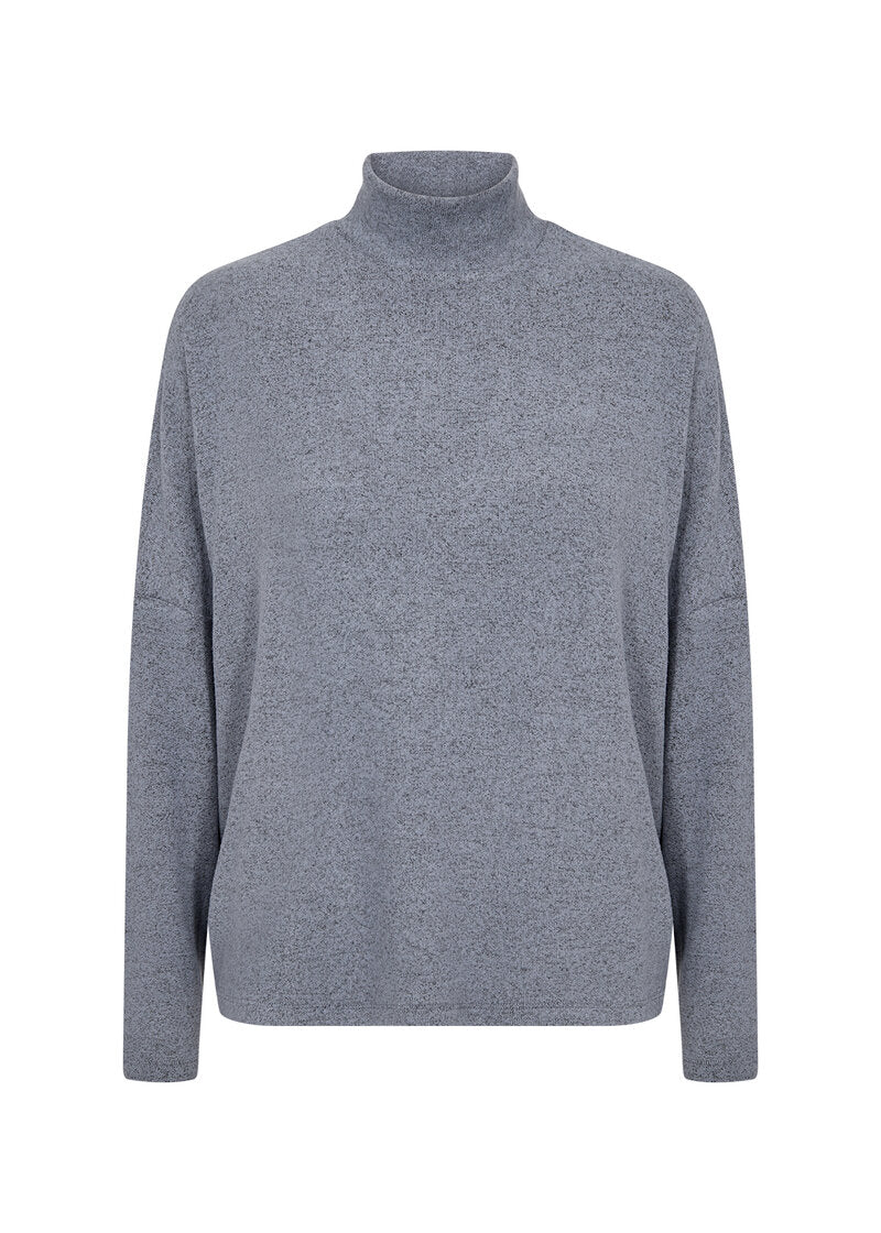 Biara Polotröja Dam Flint Blue Melange Soyaconcept