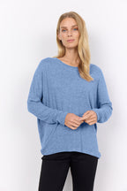 Biara Sweater Women Air Blue Melange Soyaconcept