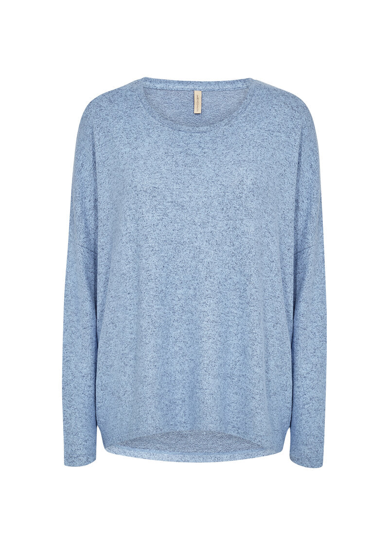Biara Sweater Women Air Blue Melange Soyaconcept