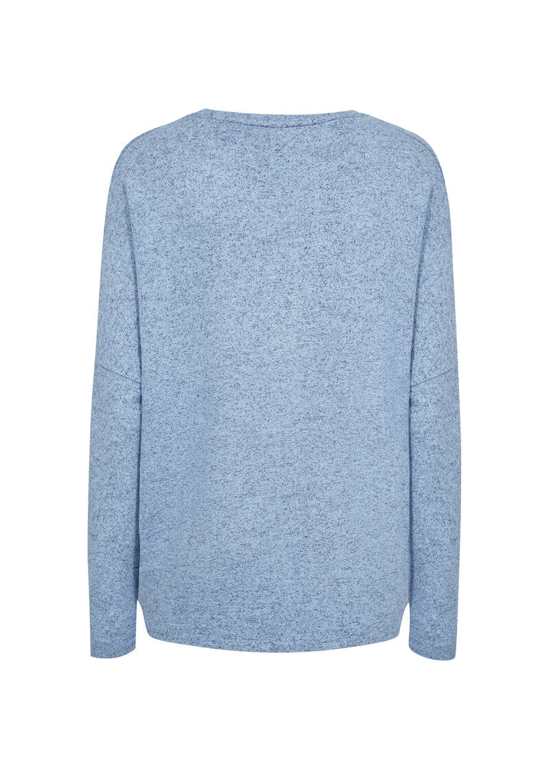Biara Sweater Women Air Blue Melange Soyaconcept