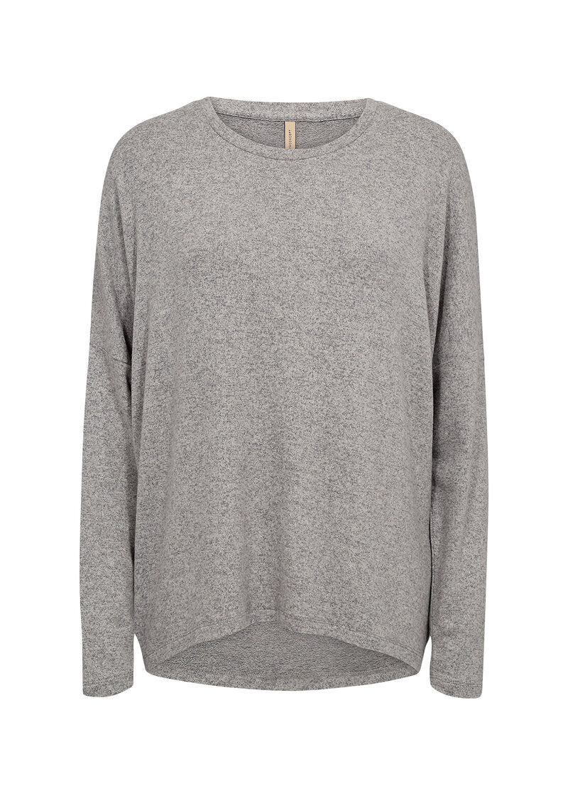 Biara Tröja Dam Med. Grey Melange Soyaconcept