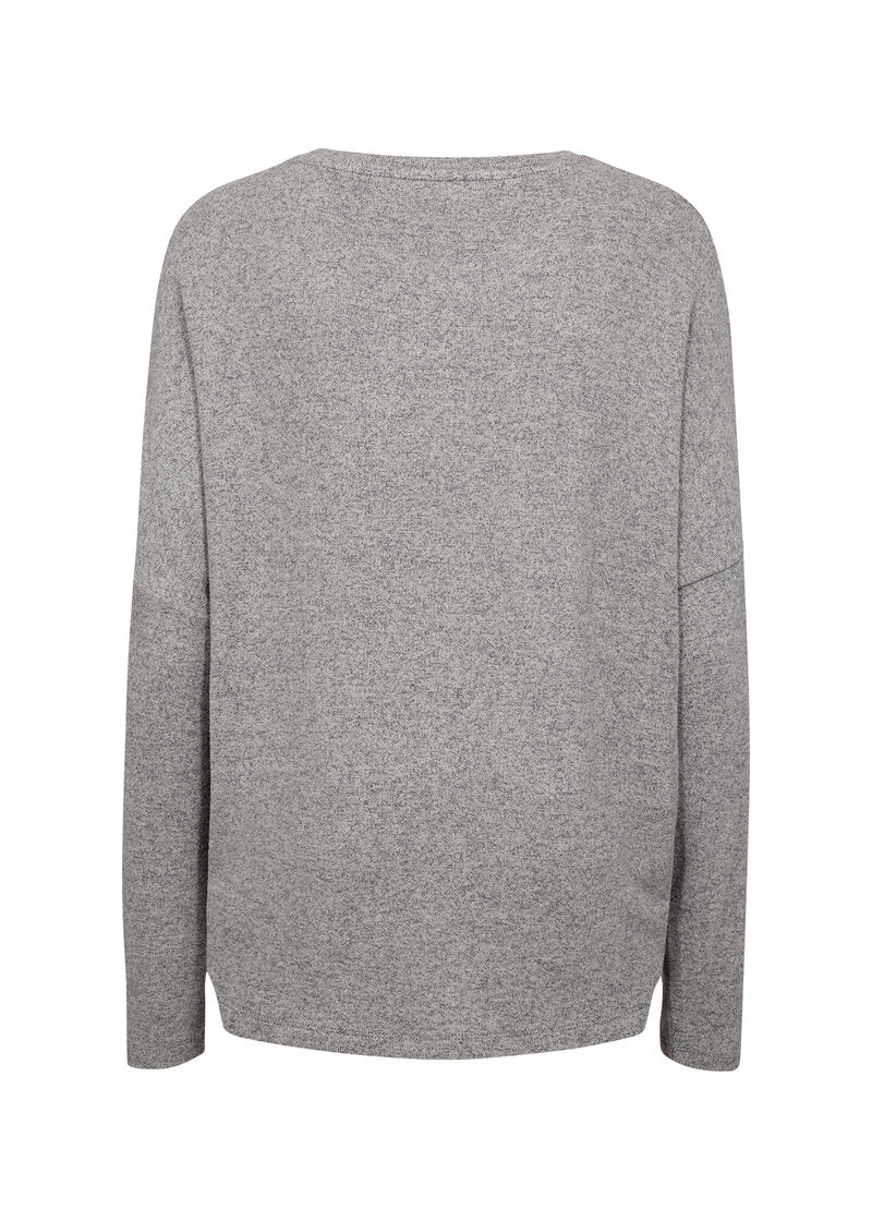 Biara Tröja Dam Med. Grey Melange Soyaconcept