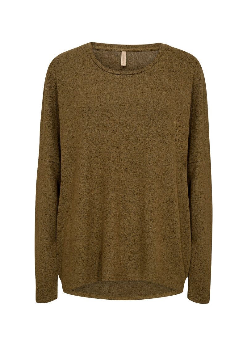 Biara Sweater Women Misty Olive Melange Soyaconcept