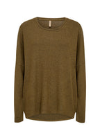 Biara Sweater Women Misty Olive Melange Soyaconcept