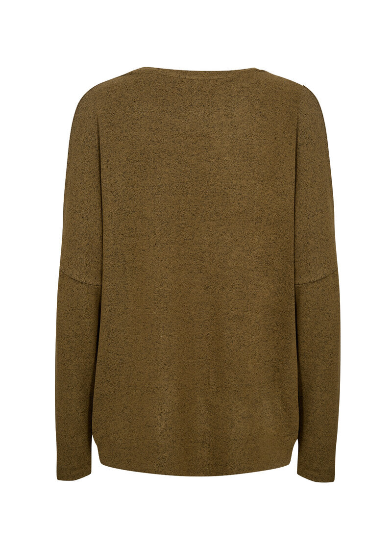 Biara Sweater Women Misty Olive Melange Soyaconcept