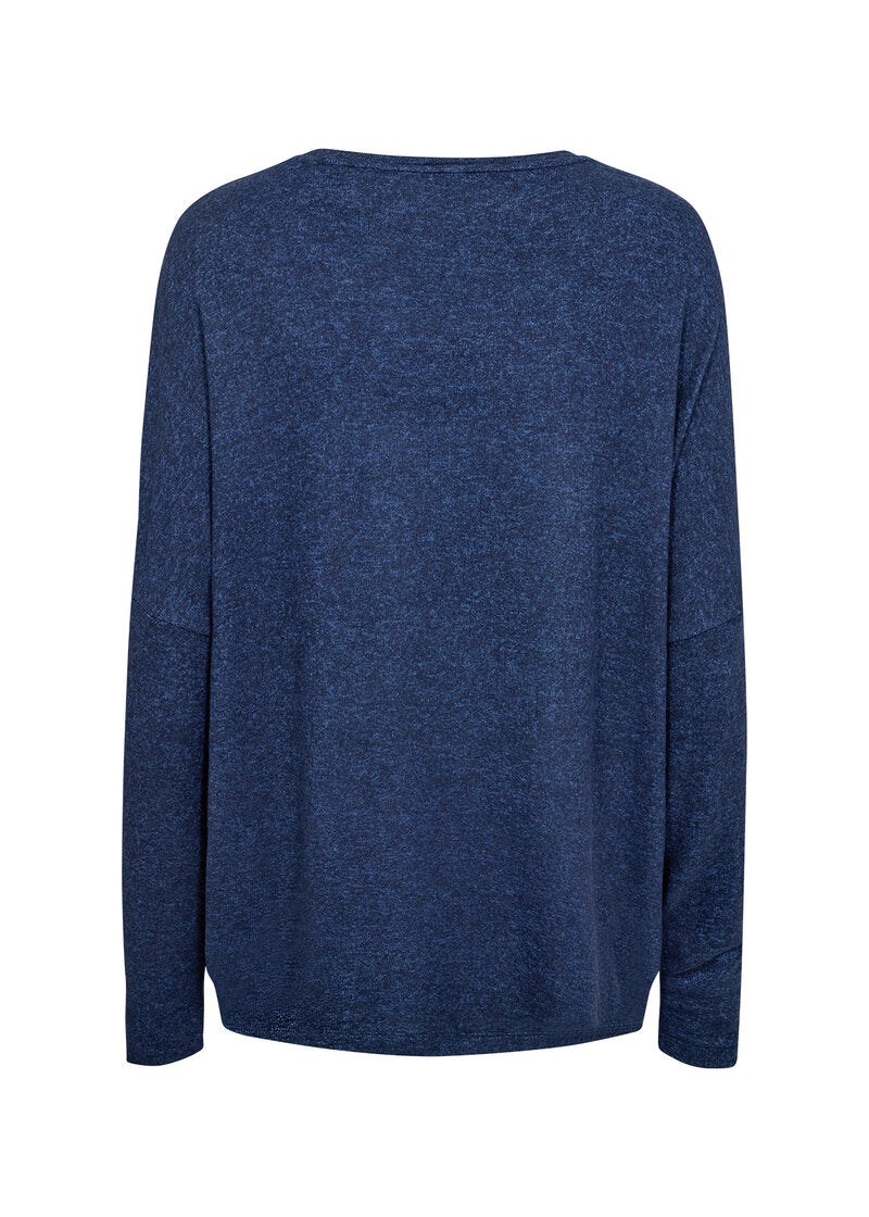 Biara Sweater Women Navy Melange Soyaconcept