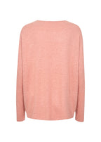 Biara Jumper Women Peach Pink Melange Soyaconcept