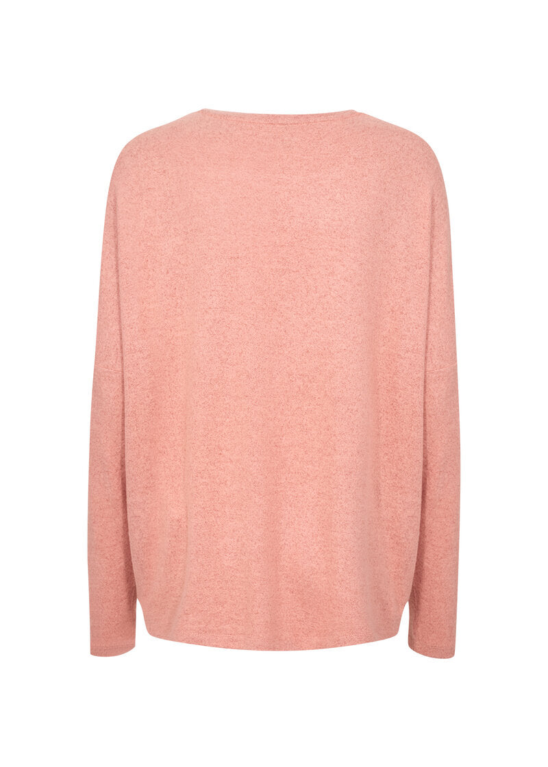 Biara Jumper Women Peach Pink Melange Soyaconcept