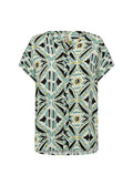 Cassiel 1 Blouse Women Frosty Spruce Combi Soyaconcept