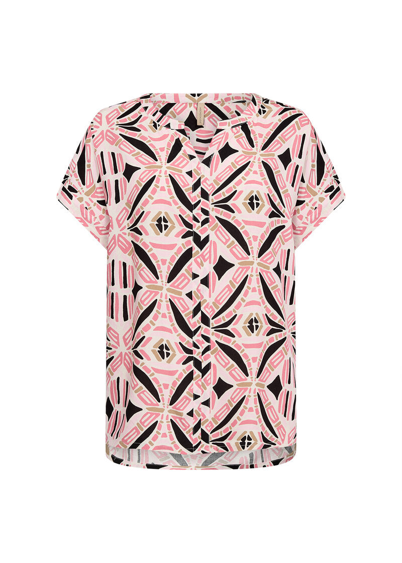 Cassiel 1 Blouse Women Rapture Rose Combi Soyaconcept