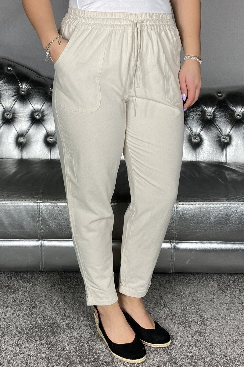 Cissi Trousers Women Sand Way Of Sweden