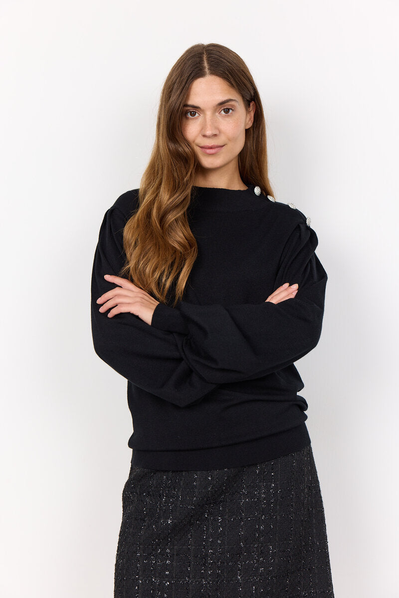 Dollie 745 Jumper Ladies Black Soyaconcept