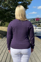 Dollie 746 Cardigan Dam Dark Grape Melange Soyaconcept