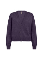 Dollie 746 Cardigan Dam Dark Grape Melange Soyaconcept