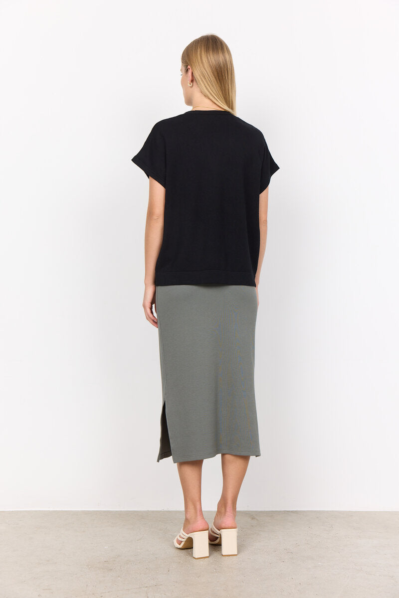 Dollie 757 V-Neck Pullover Women Black Soyaconcept