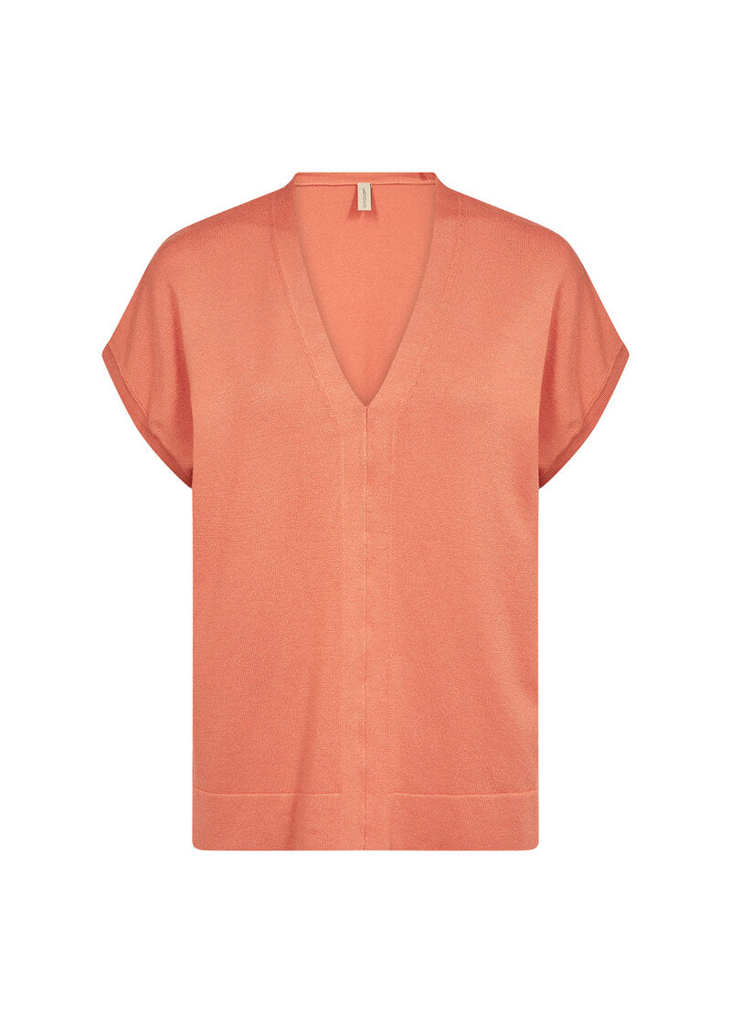Dollie 757 V-Neck Pullover Women Mandarin Soyaconcept