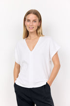 Dollie 757 V-Neck Pullover Women White Soyaconcept