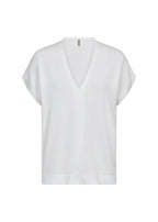 Dollie 757 V-Neck Pullover Women White Soyaconcept