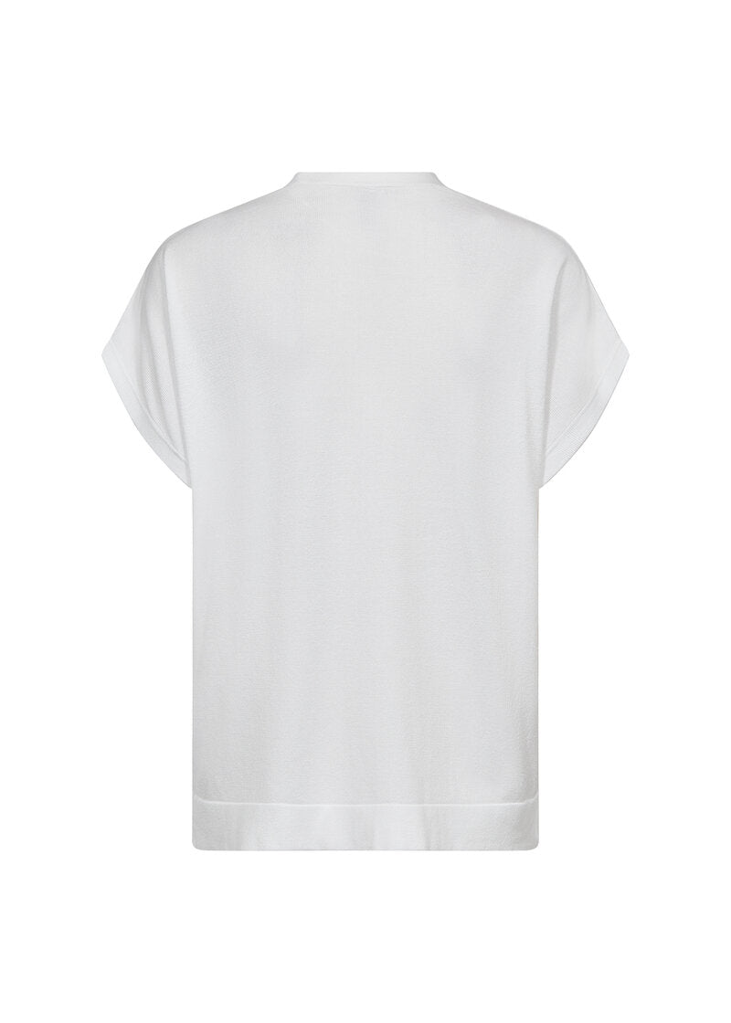 Dollie 757 V-Neck Pullover Women White Soyaconcept