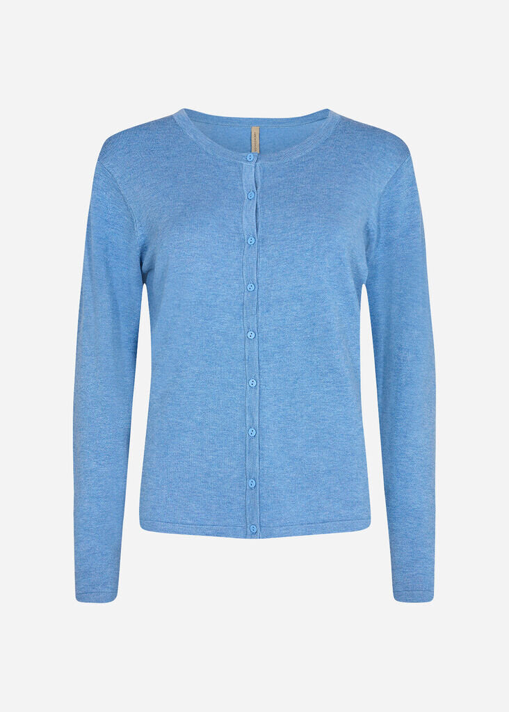 Dollie Cardigan Dam Bright Blue Melange Soyaconcept