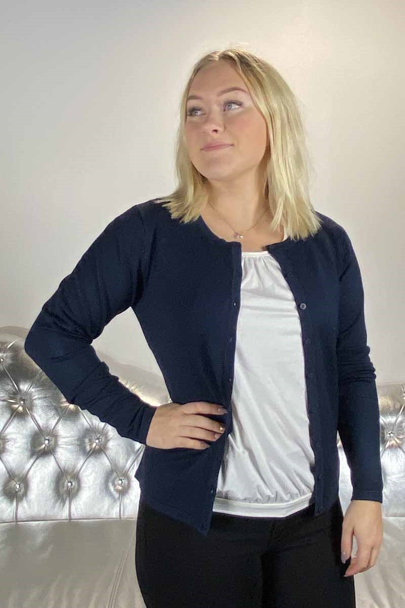 Dollie Cardigan Women Navy - Soyaconcept