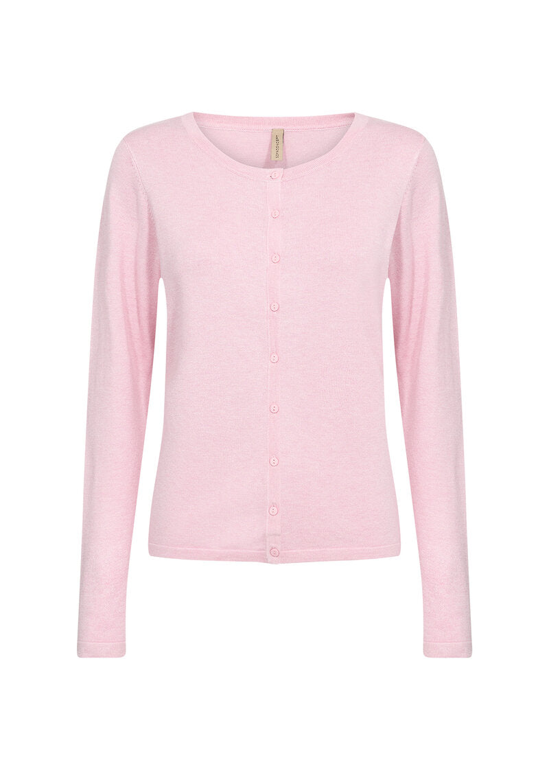 Dollie Cardigan Dam Rose Melange Soyaconcept